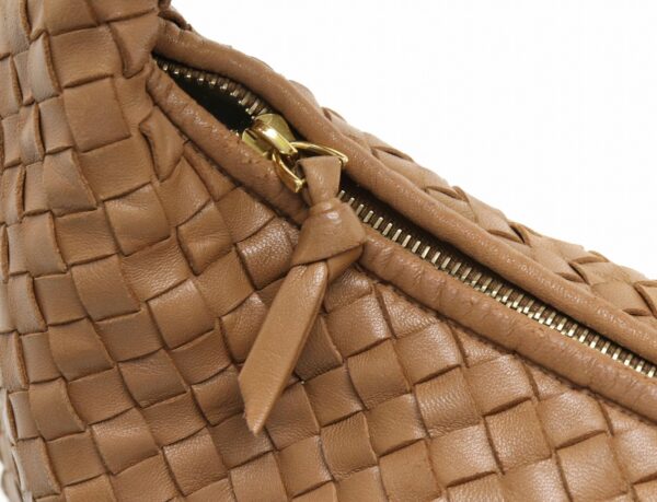 11900130 5 Bottega Veneta Intrecciato Hobo Shoulder Bag Leather Brown