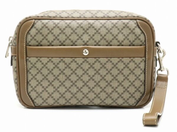 11900158 Gucci Diamante Shoulder Bag Clutch Bag Khaki Brown