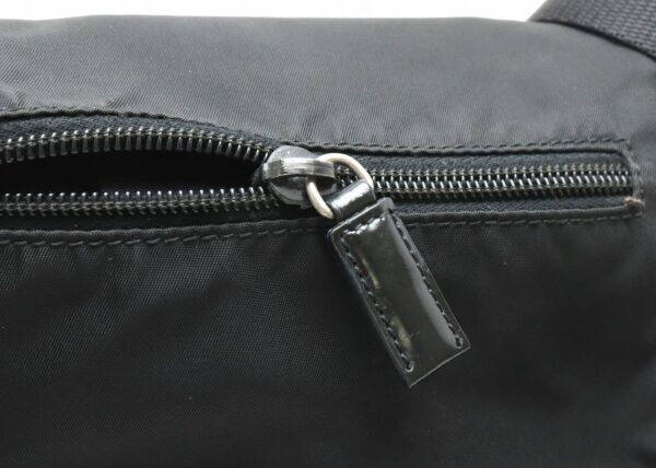 11900321 5 Prada Shoulder Bag Nylon Leather Nero Black