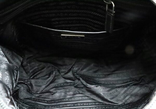 11901078 4 Prada Messenger Bag Crossbody Nylon Leather Nero Black