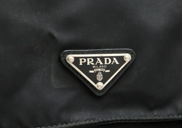 11901078 8 Prada Messenger Bag Crossbody Nylon Leather Nero Black