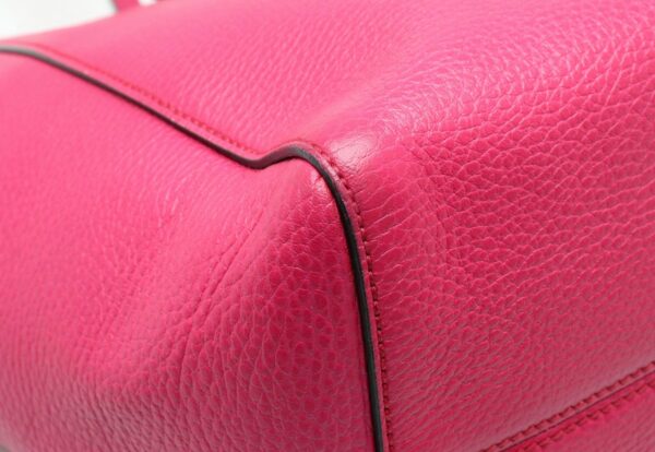 11901126 2 Gucci Swing Tote Bag Leather Pink