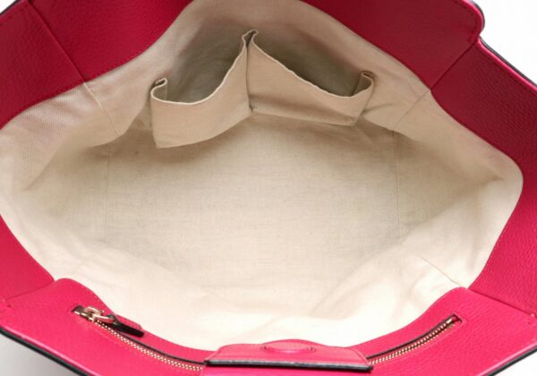 11901126 4 Gucci Swing Tote Bag Leather Pink