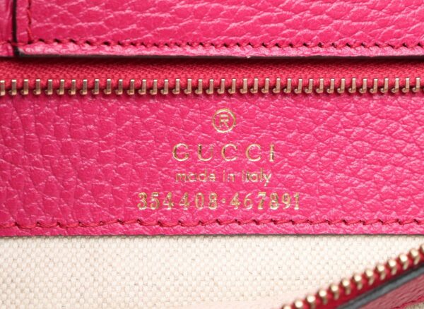 11901126 8 Gucci Swing Tote Bag Leather Pink