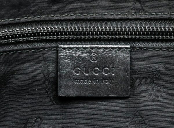 11901205 7 Gucci GG Implement Crossbody Shoulder Bag Leather Black