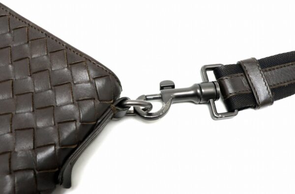 11910384 6 Bottega Veneta Intrecciato Shoulder Bag Diagonal Leather Brown