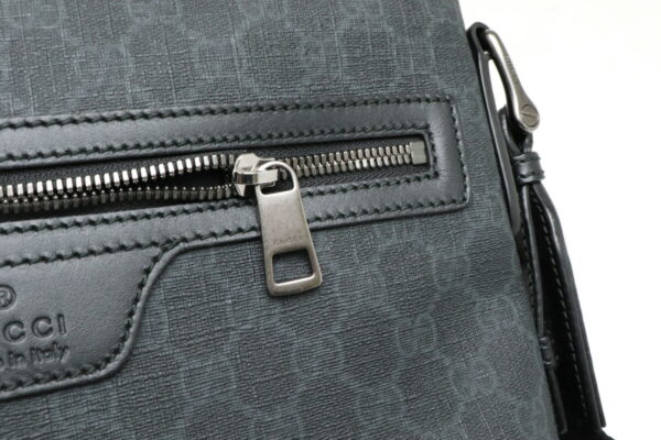 11910464 5 Gucci GG Supreme GG Plus Crossbody Bag Leather Black