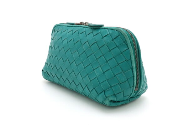 11910522 1 Bottega Veneta Intrecciato Pouch Multi Pouch Blue Green