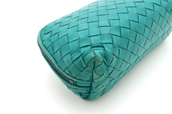 11910522 2 Bottega Veneta Intrecciato Pouch Multi Pouch Blue Green