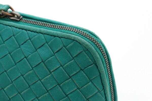 11910522 4 Bottega Veneta Intrecciato Pouch Multi Pouch Blue Green