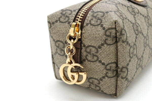 11910534 3 Gucci GG Supreme Ophidia Cosmetic Pouch Leather