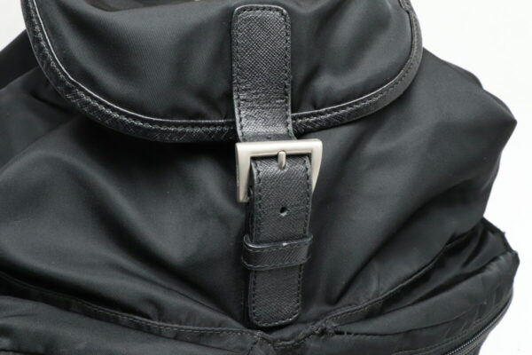 11910962 5 Prada Rucksack Nylon Leather Nero Black