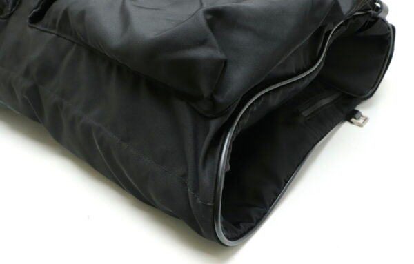 11911013 2 Prada Garment Cover Nylon Leather Black