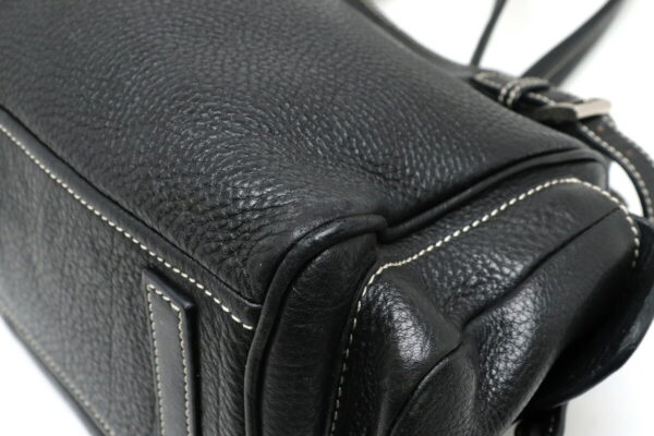 11911023 2 Prada Tote Bag Shoulder Bag Leather Nero Black