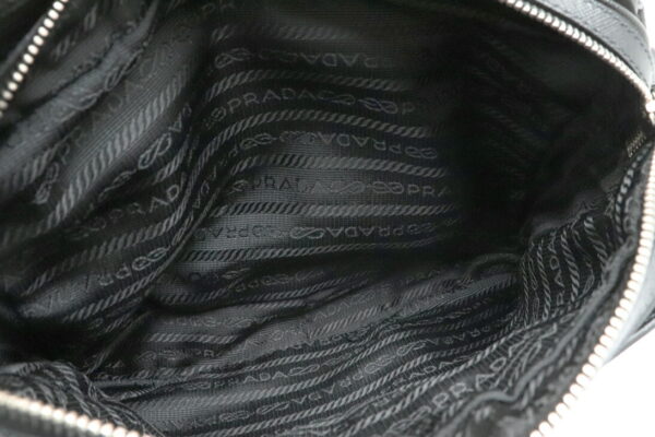 11911047 7 Prada Mini Tote Bag 2WAY Nylon Leather Nero Black