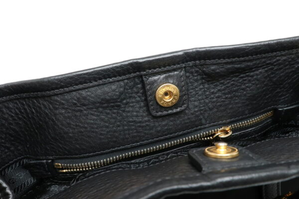 11911065 5 Prada 2WAY Shoulder Bag Handbag Nylon Leather Nero Black