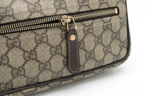 11911438 5 Gucci GG Supreme GG Plus Crossbody Bag Leather Khaki Beige Brown