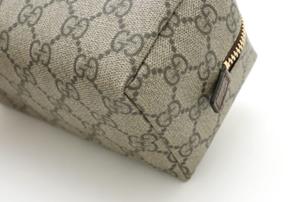 11920486 2 Gucci GG Supreme Ophidia Cosmetic Pouch Leather