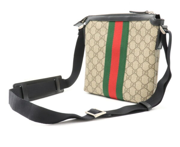 11920963 1 Gucci Web GG Supreme Sherry Line Crossbody Beige Black Red Green