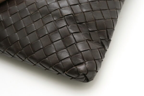 11921018 2 Bottega Veneta Intrecciato Shoulder Bag Brown