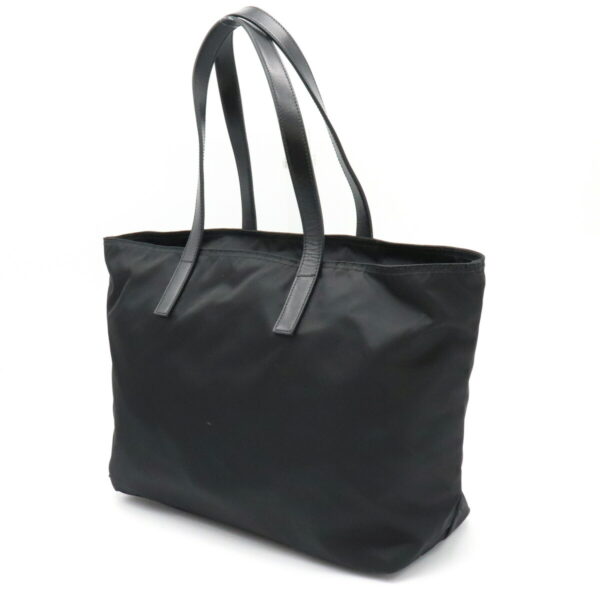 11921101 1 Prada Shoulder Tote Nylon Leather Nero Black