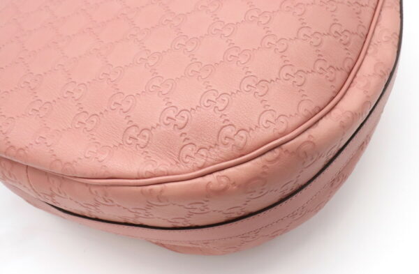 11930365 2 Gucci Guccisima Shoulder Bag Leather Pink