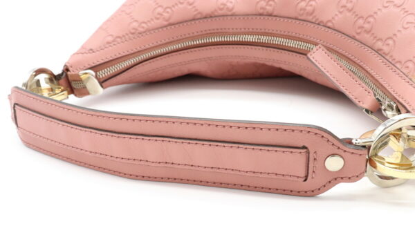 11930365 3 Gucci Guccisima Shoulder Bag Leather Pink