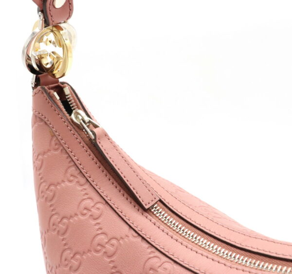 11930365 5 Gucci Guccisima Shoulder Bag Leather Pink