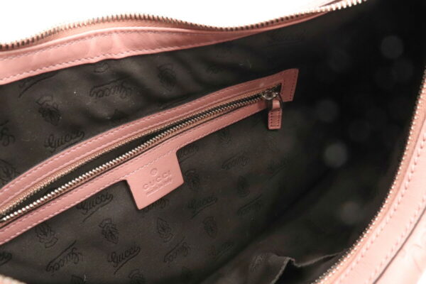 11930365 6 Gucci Guccisima Shoulder Bag Leather Pink