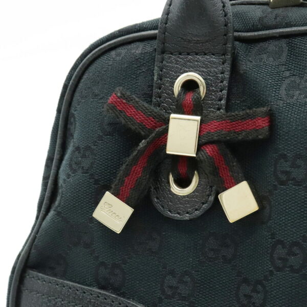 11930383 5 Gucci Princy GG Sherry Line Shoulder Mini Black Red