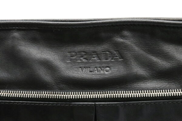 11931031 5 Prada Shoulder Bag Soft Calf Leather Nero Black