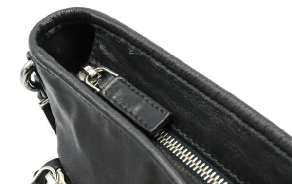 11931031 6 Prada Shoulder Bag Soft Calf Leather Nero Black