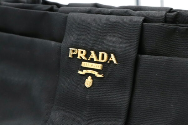 11931501 5 Prada Tote Bag Nylon Nero Black Hardware