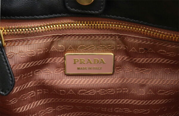 11931501 8 Prada Tote Bag Nylon Nero Black Hardware