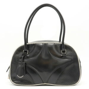 11931526 Celine Shopping Bag Coated Canvas Black