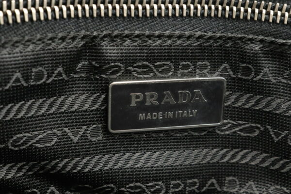 11931526 8 Prada Mini Bag Tote Leather Black White