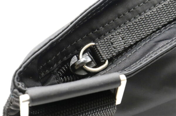 11940433 4 Prada Crossbody Bag Without Gusset Nylon Leather Nero Black