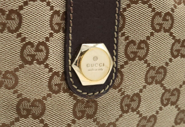 11941036 5 Gucci GG Shoulder Bag Mini Leather Khaki Black