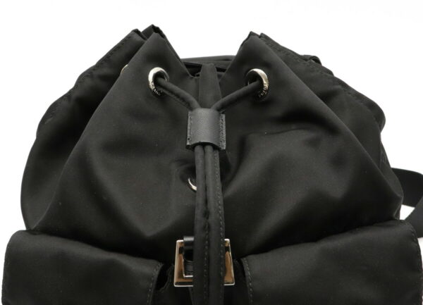 11941214 4 Prada Mini Backpack Nylon Leather Nero Black