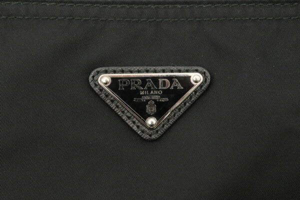 11941236 8 Prada Large Tote 2WAY Crossbody Nylon Leather Nero Black