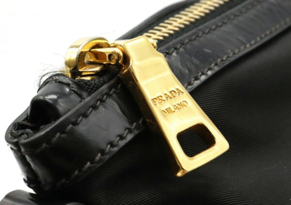 11990838 7 Prada 2WAY Shoulder Bag Nylon Leather Nero