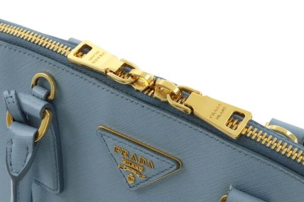 11990925 8 Prada Saffiano 2WAY Crossbody Bag Leather Astrale Blue