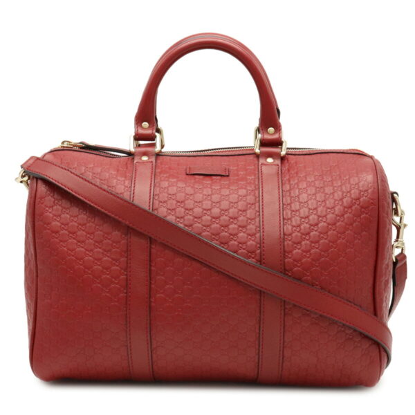 12000767 Gucci Micro Guccisima Bag Leather Red