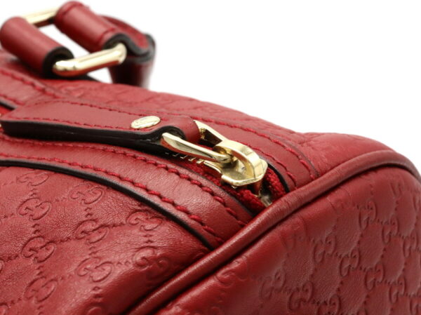 12000767 3 Gucci Micro Guccisima Bag Leather Red