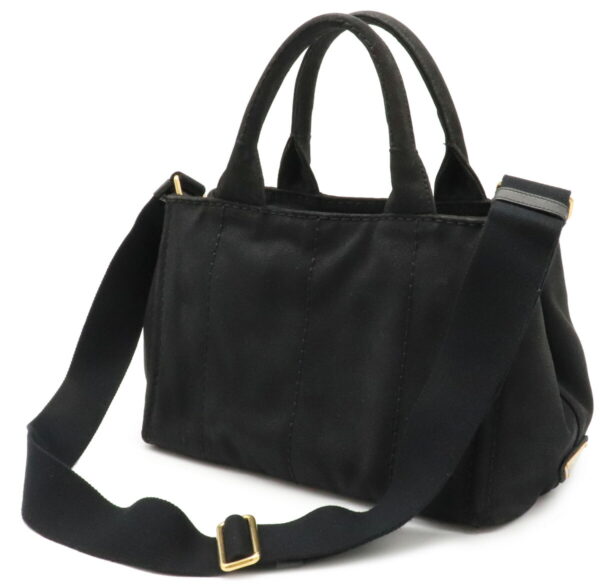 12010923 1 Prada Canapa Mini Tote Bag Nero Black