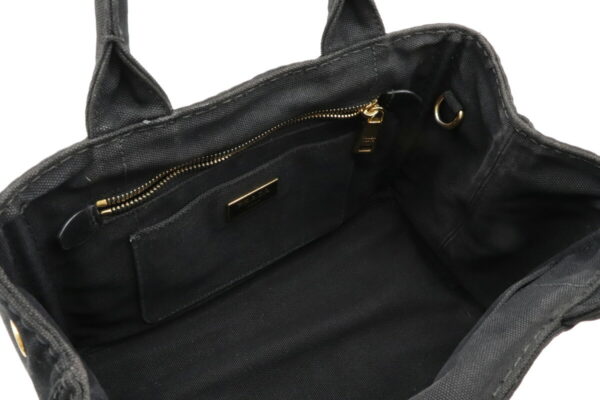 12010923 4 Prada Canapa Mini Tote Bag Nero Black