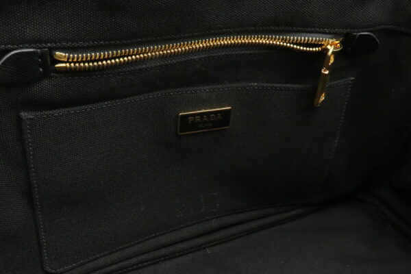 12020442 5 Prada Canapa 2WAY Tote Bag Nero Black