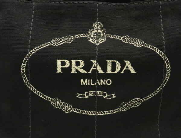 12020442 8 Prada Canapa 2WAY Tote Bag Nero Black