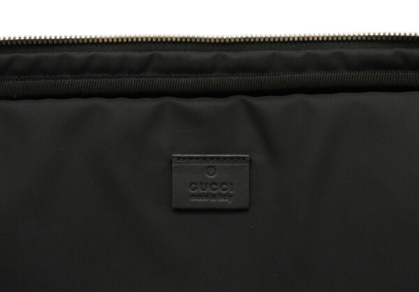 12020500 8 Gucci Guccisima Rubber PC Case Business Bag Leather Black