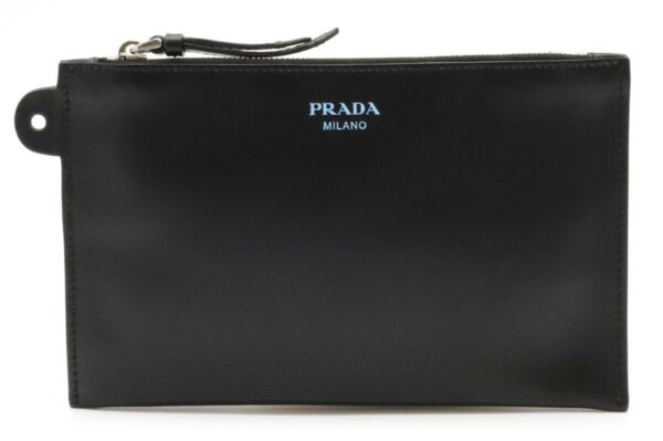 12020795 8 Prada 2WAY Calf Leather Tote Bag Nero Black